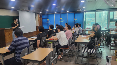 취업설명회 모습입니다